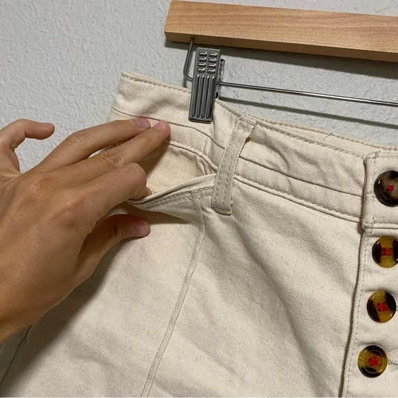 Pilcro and the Letterpress Slim Boyfriend Button Fly Shorts - Picture 5 of 9